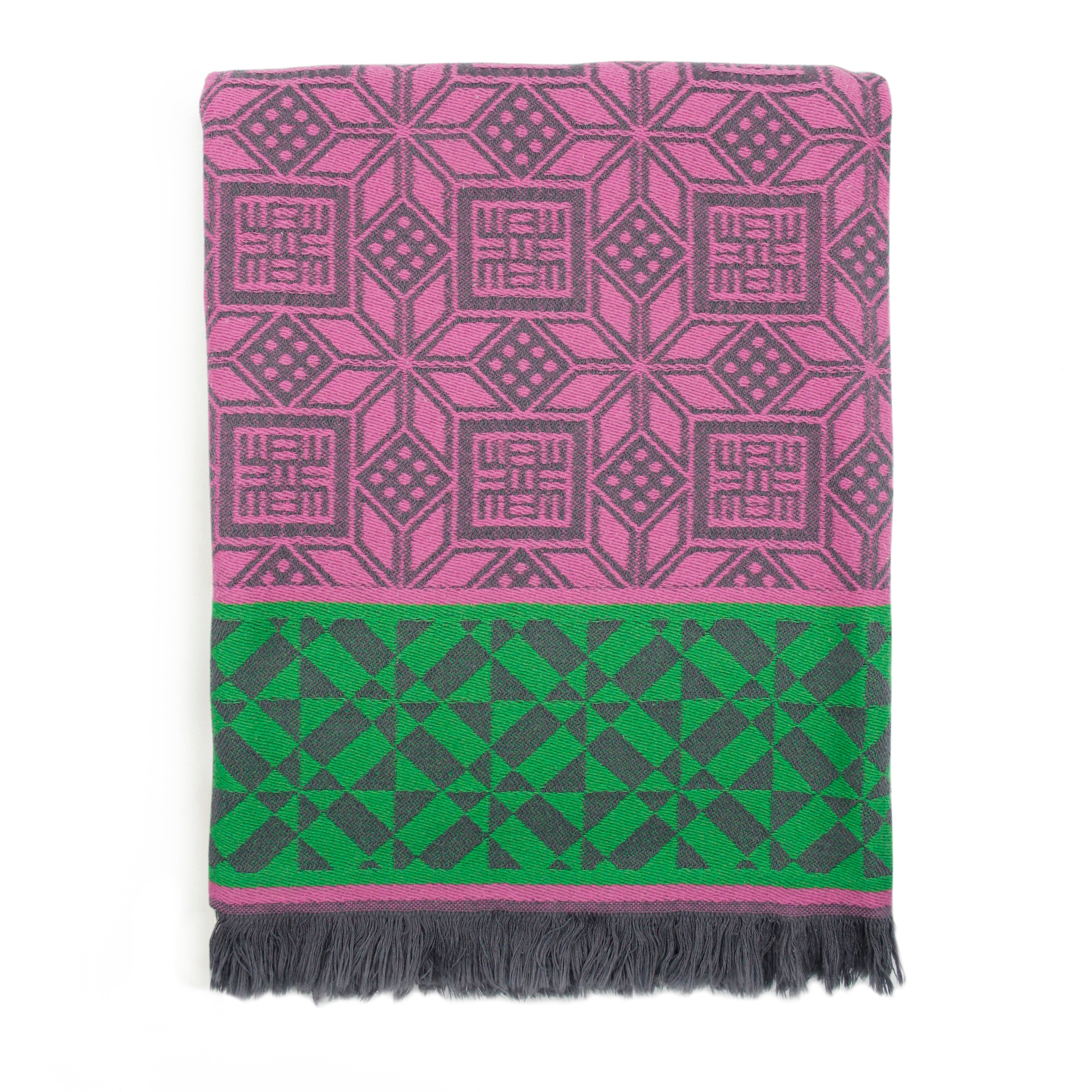 Pembe 'Antioch' Koltuk Şalı