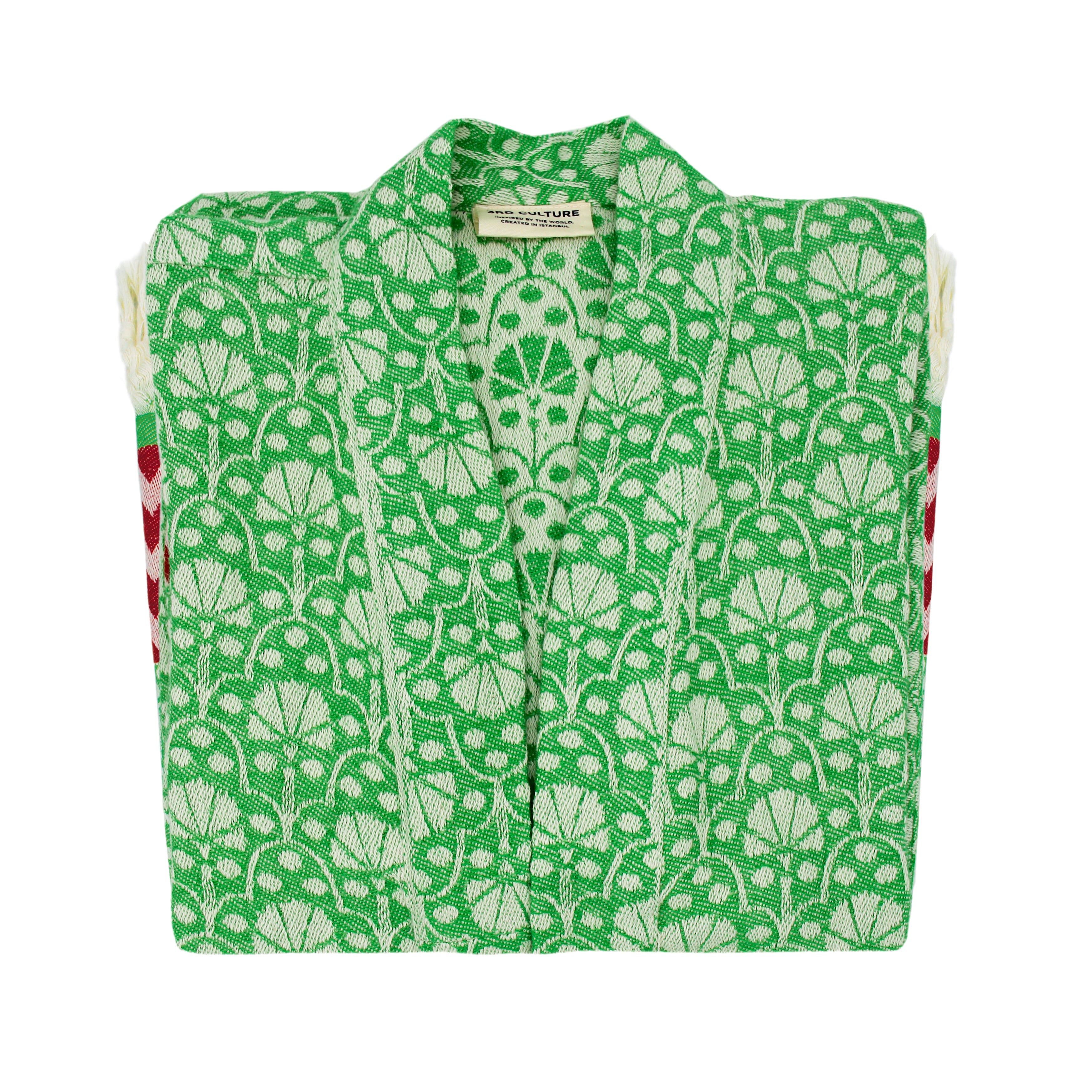 Yeşil 'Jaipur' Kimono