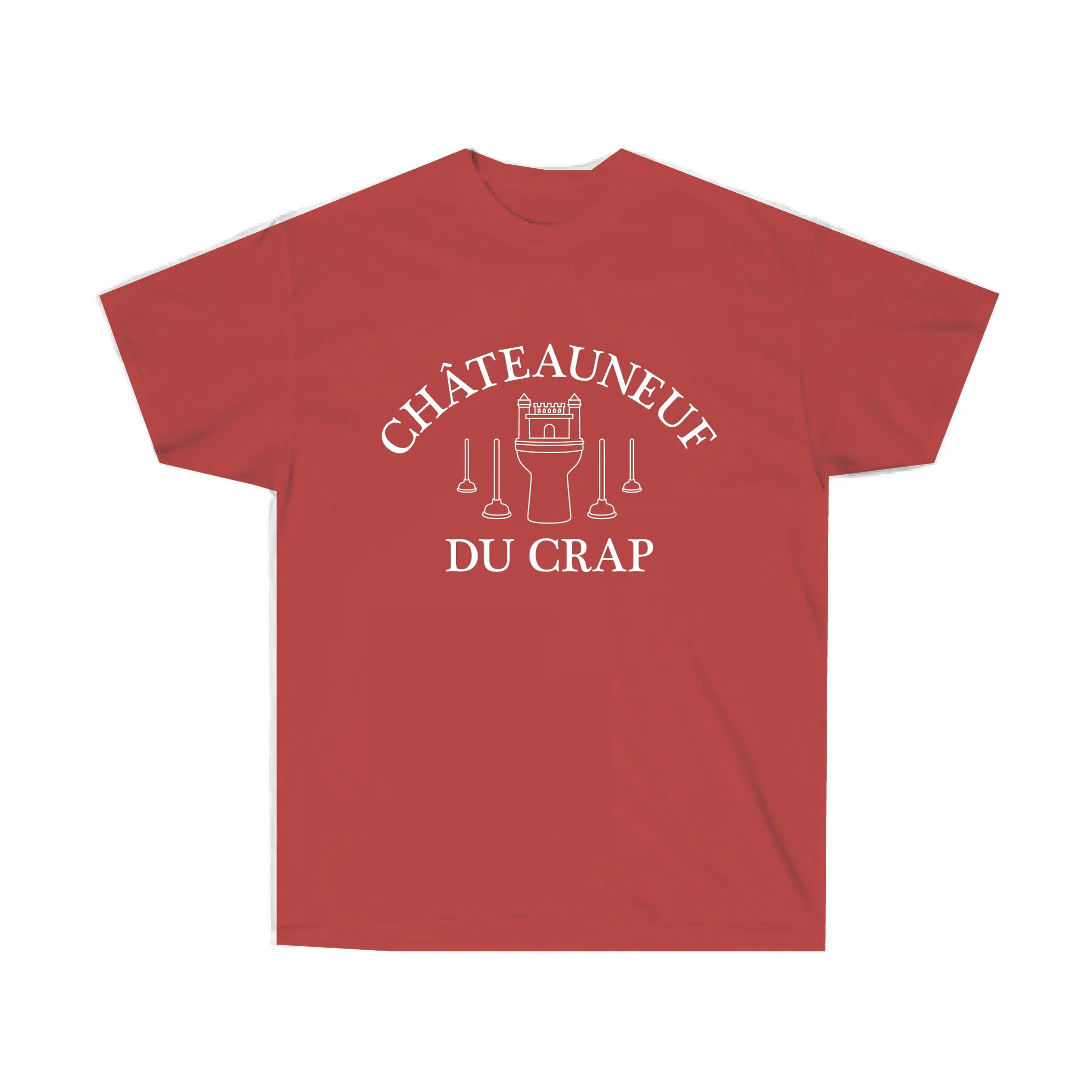 Chateauneuf Du Crap T-shirt - Red