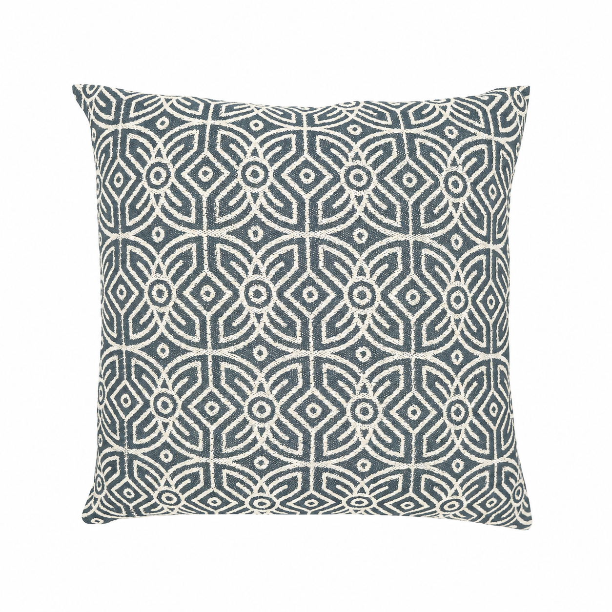 Blue Woven 'Fawahodie' Cushion